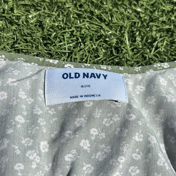 Old Navy Girls Green Spaghetti Strap Sundress - Picture 3 of 5